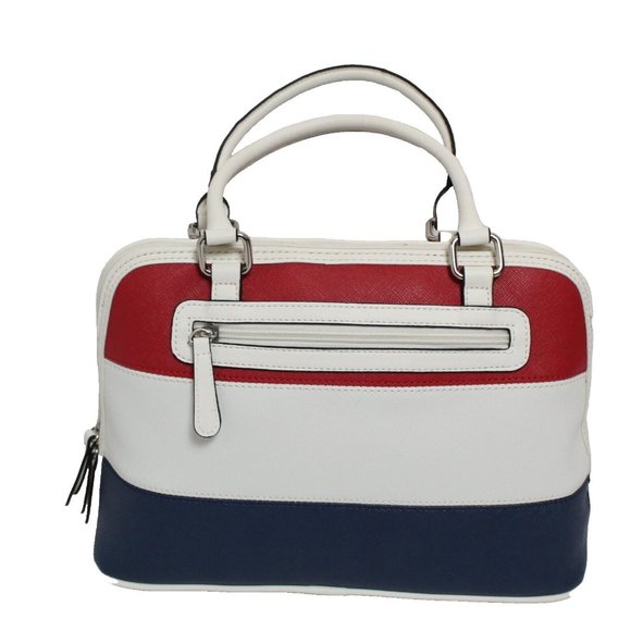 Giani Bernini Rugby Saffiano Dome Medium Satchel Purse Crossbody NEW - Picture 4 of 5